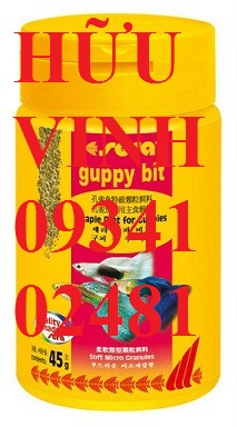 Thức ăn cá bảy màu và cá con sera guppy bits 250ml